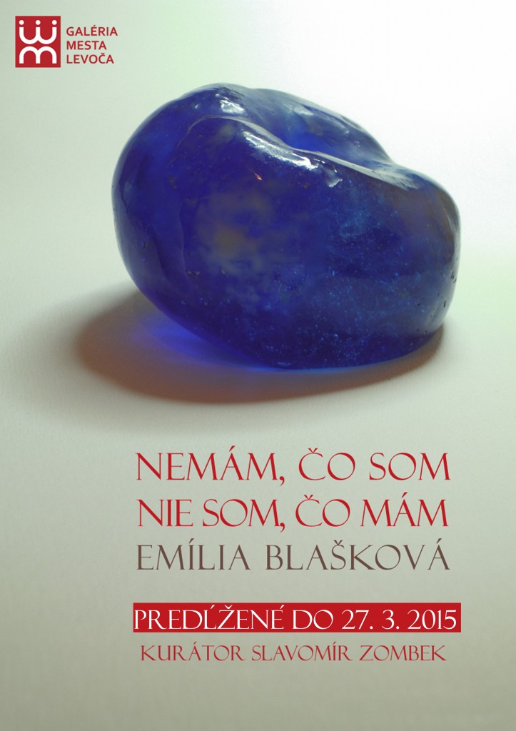 Predlženie výstavy NEMÁM, ČO SOM NIE SOM, ČO MÁM - Emília Blašková 27.3.2015